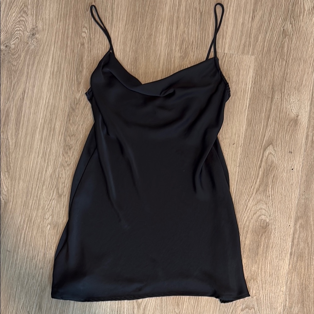 Zara satin mini dress